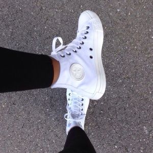Converse White Canvas All Stars